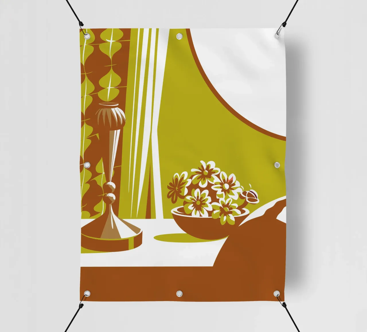 Fiori d'epoca telo in pvc da STORE PRESENCE