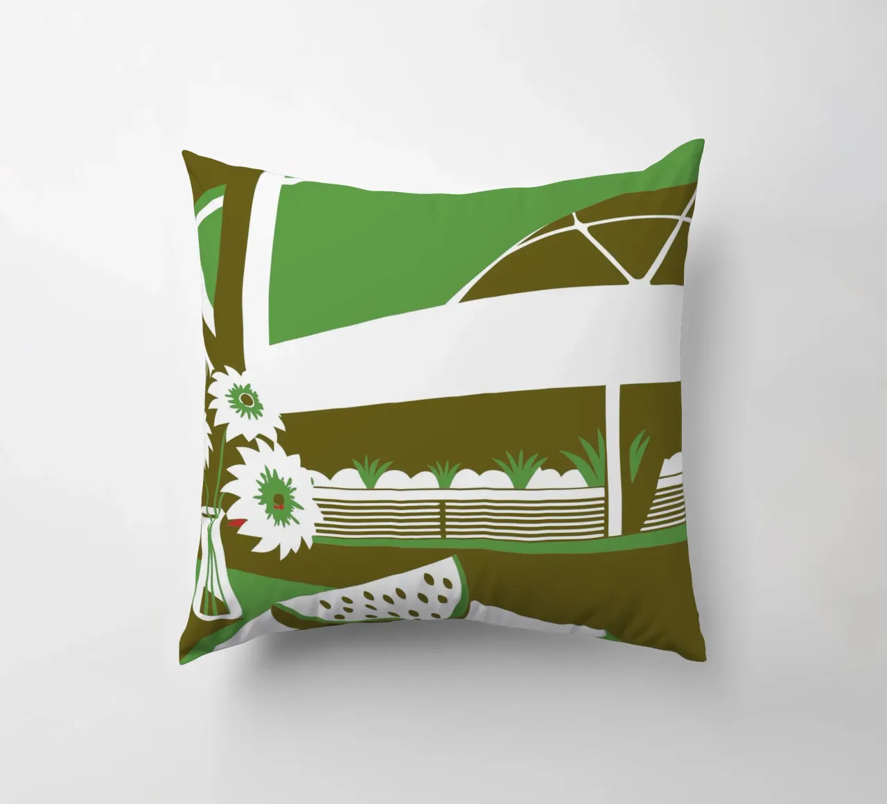 Anguria e fiori cuscino da STORE PRESENCE