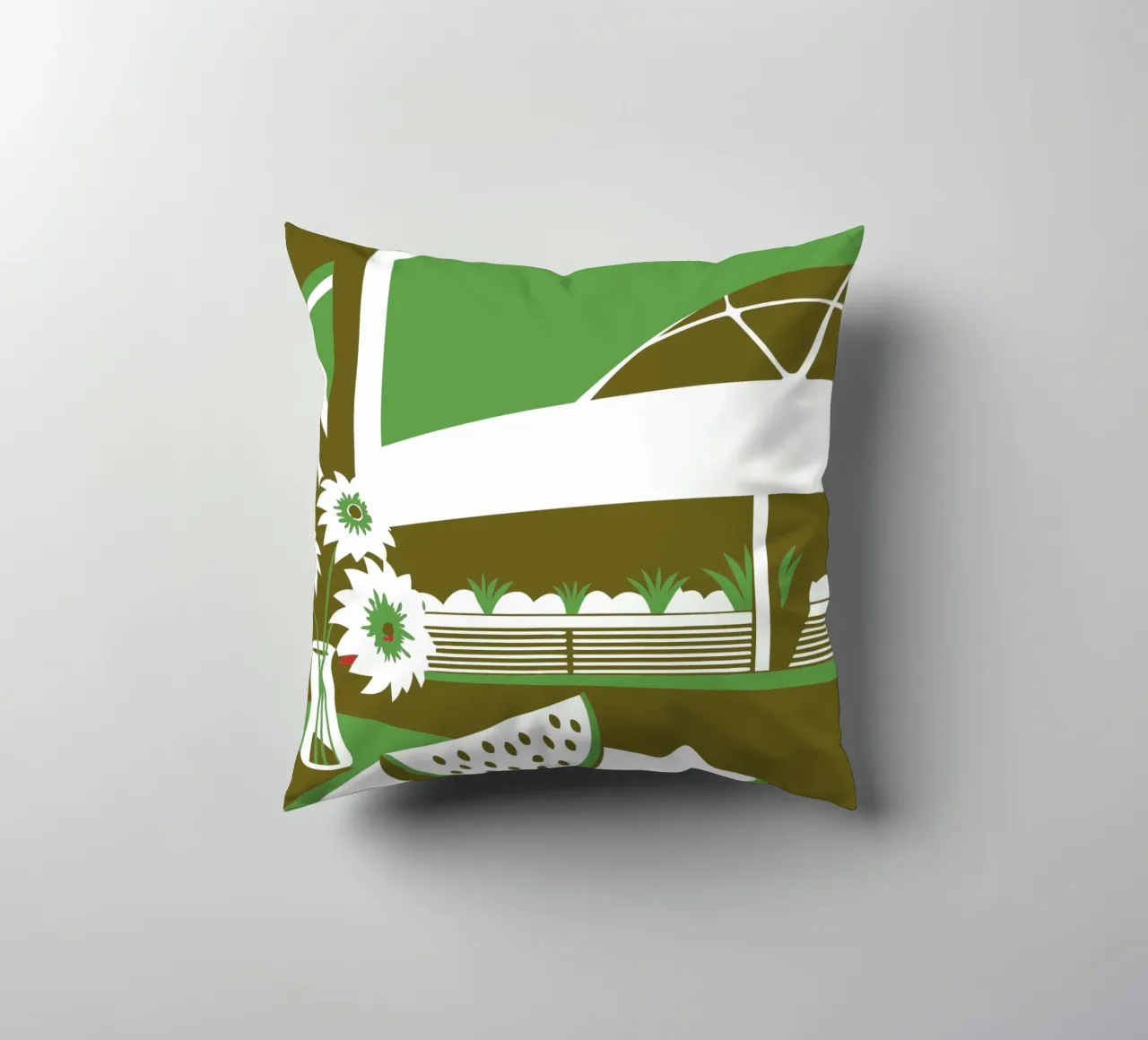 Anguria e fiori cuscino da STORE PRESENCE