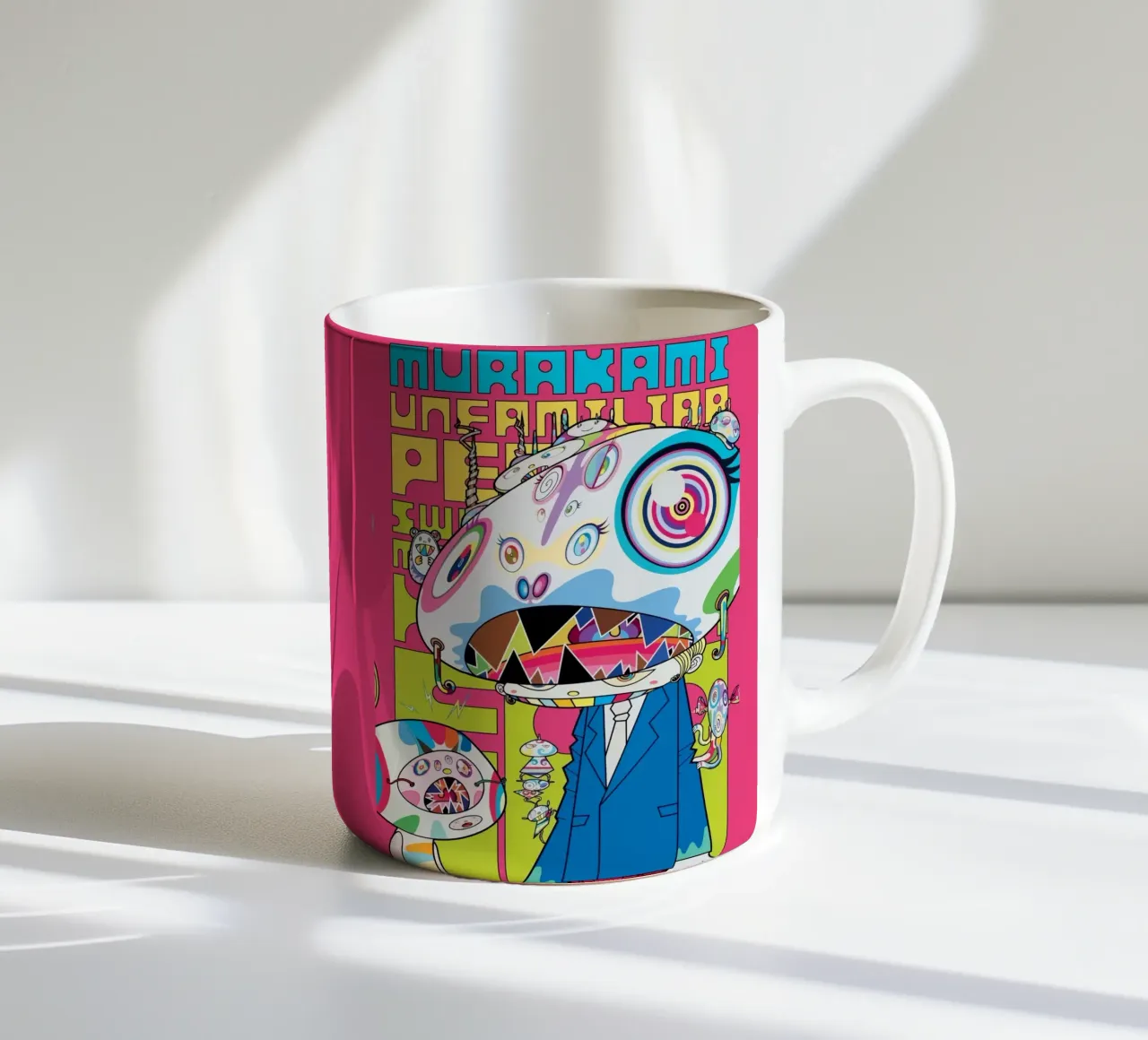 Gonfiore dell'ego umano monstratizzato tazza in ceramica da Richard Wickham