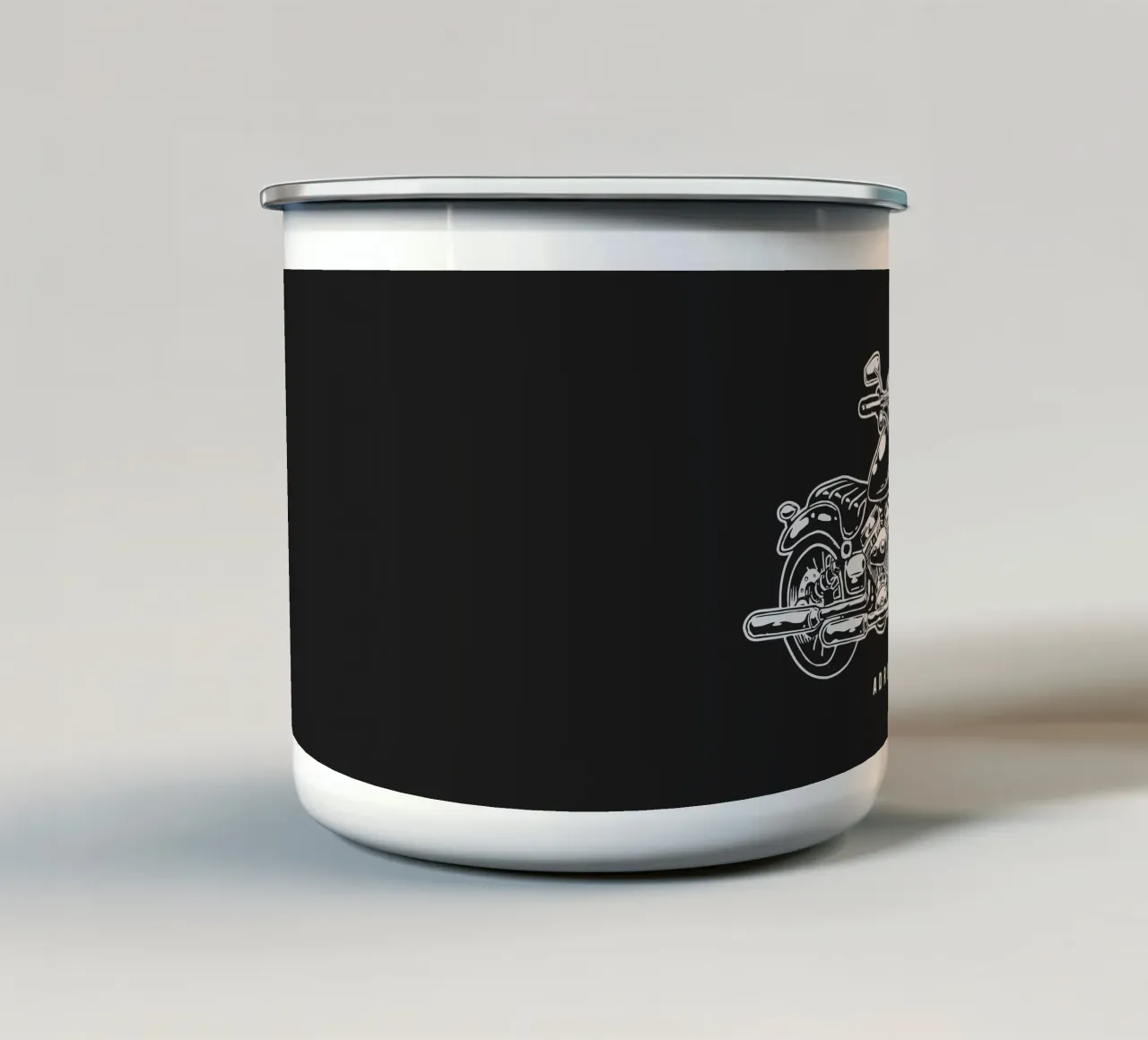 Born to Ride tazza in smalto da Kartenliebe