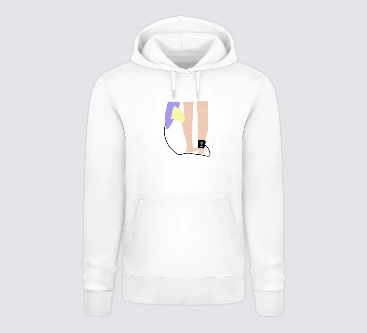 I trust my waves. felpa con cappuccio da FRICKE DESIGN