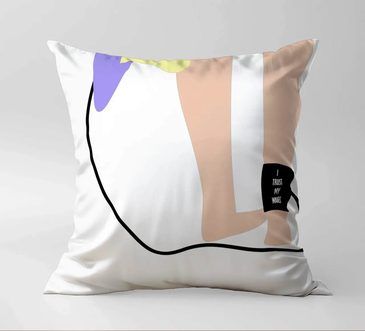 I trust my waves. cuscino da FRICKE DESIGN