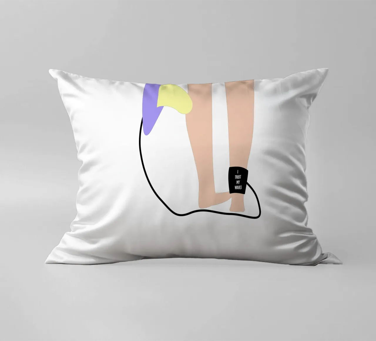I trust my waves. cuscino da FRICKE DESIGN