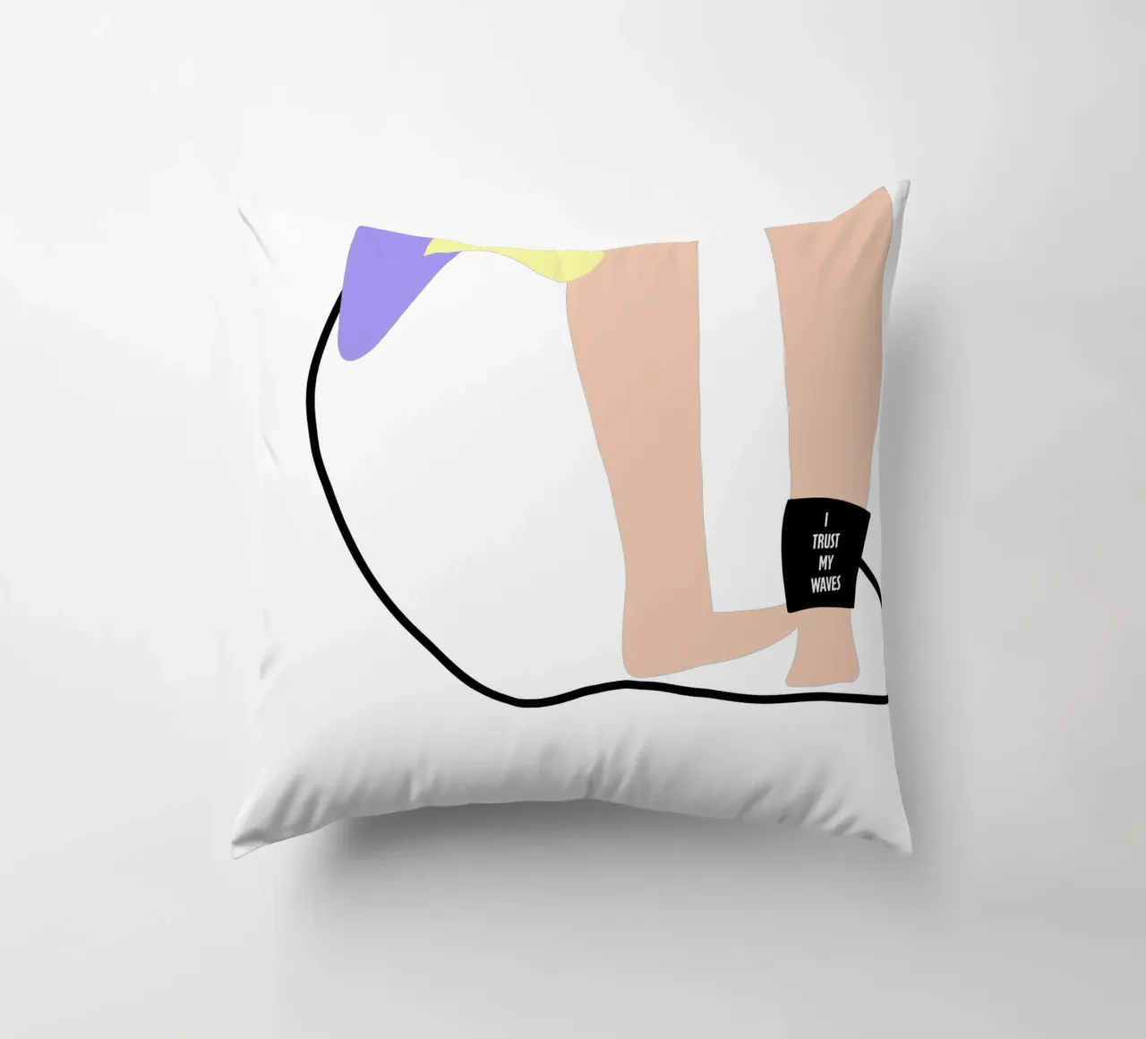 I trust my waves. cuscino da FRICKE DESIGN