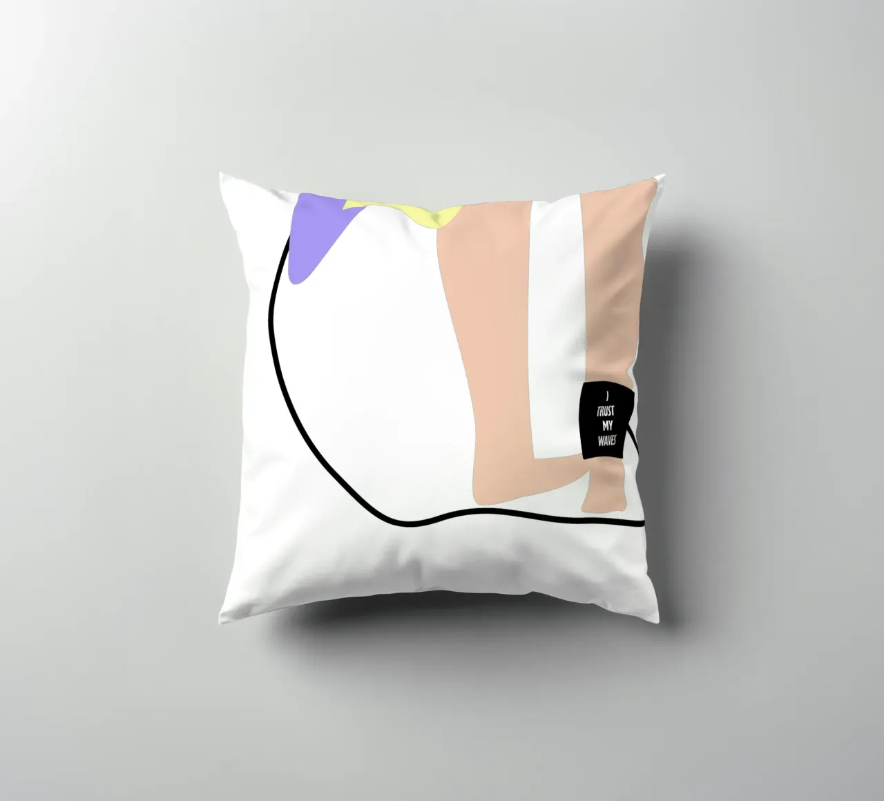 I trust my waves. cuscino da FRICKE DESIGN