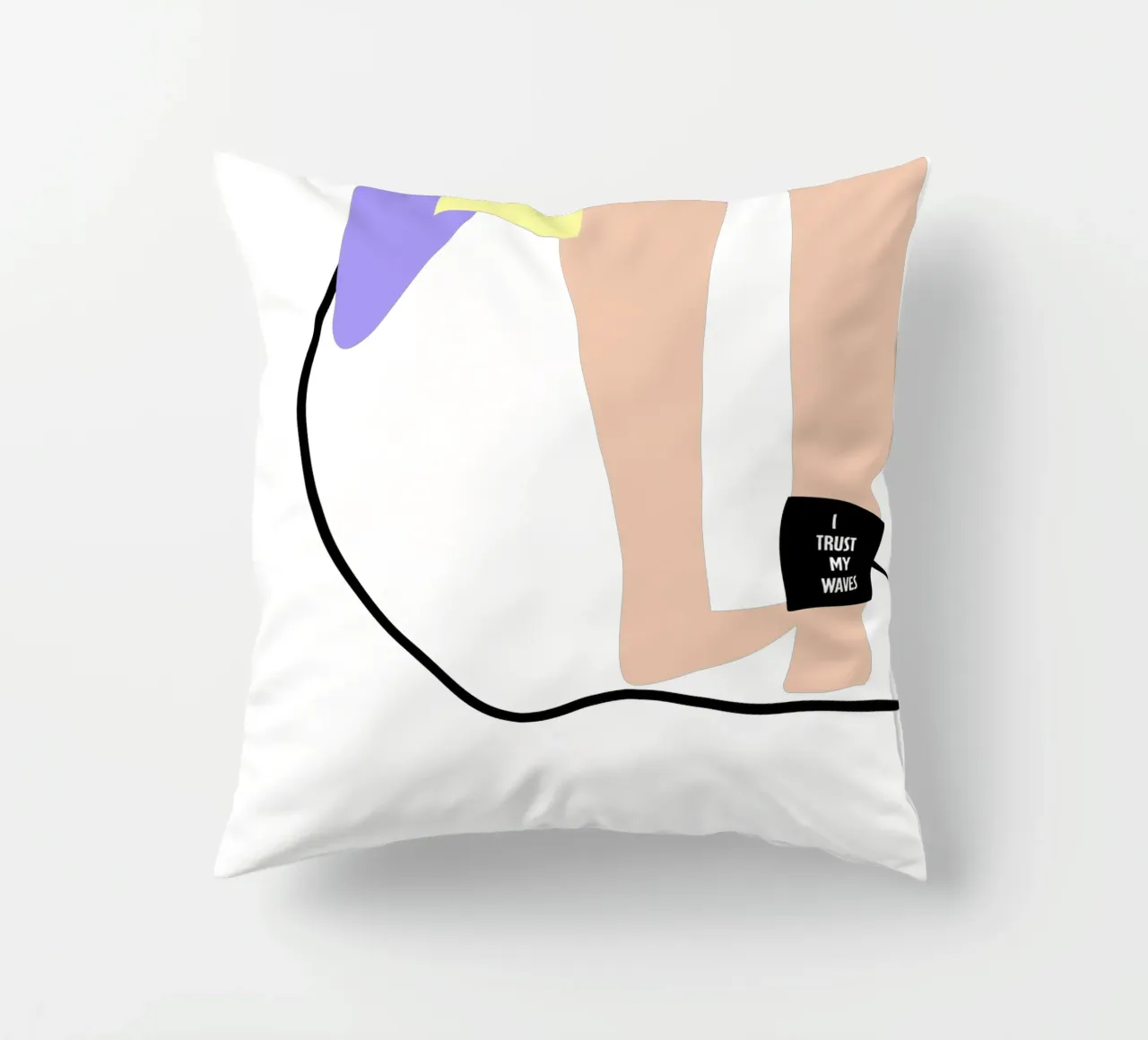 I trust my waves. cuscino da FRICKE DESIGN