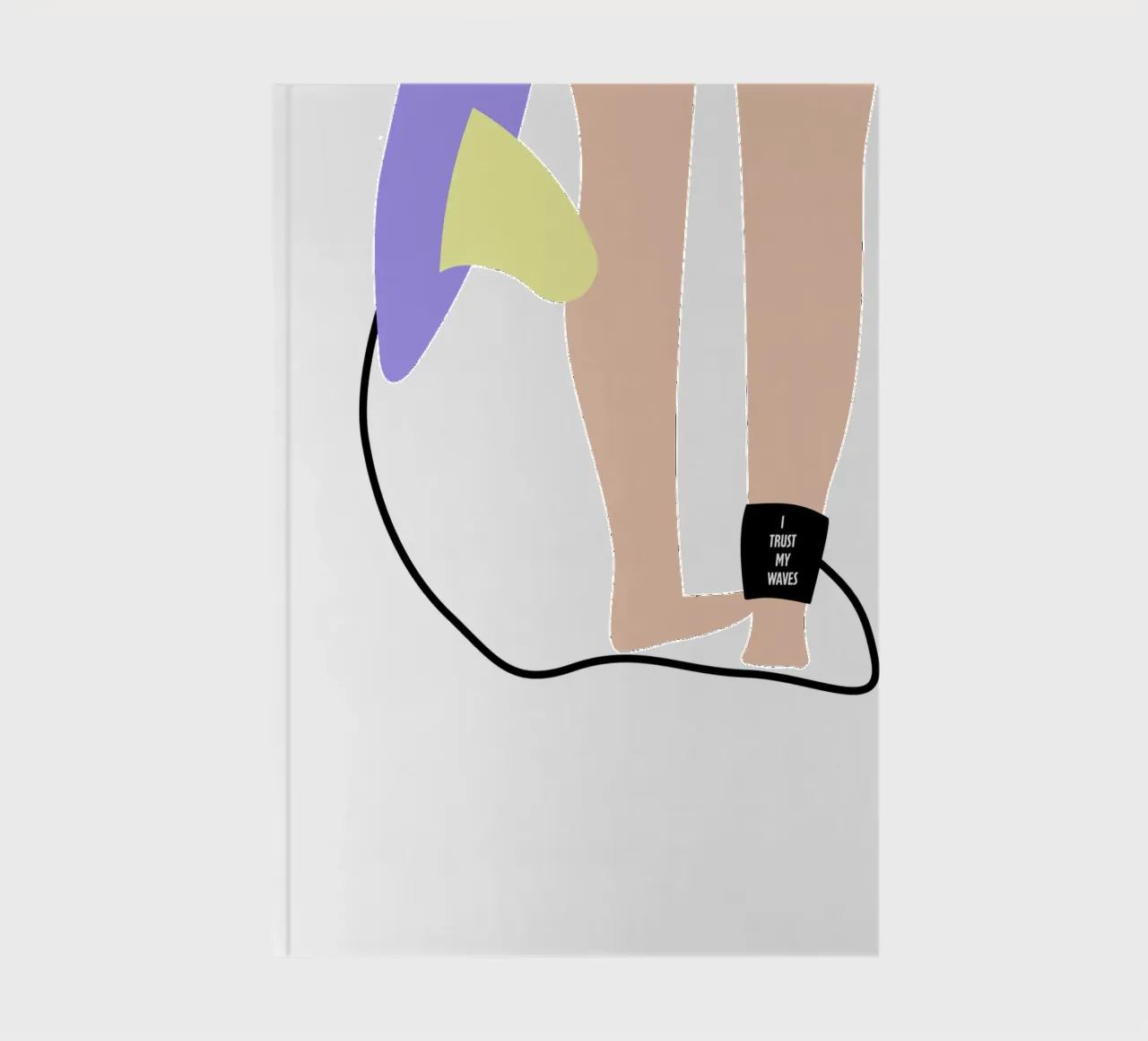 I trust my waves. notebook by FRICKE DESIGN