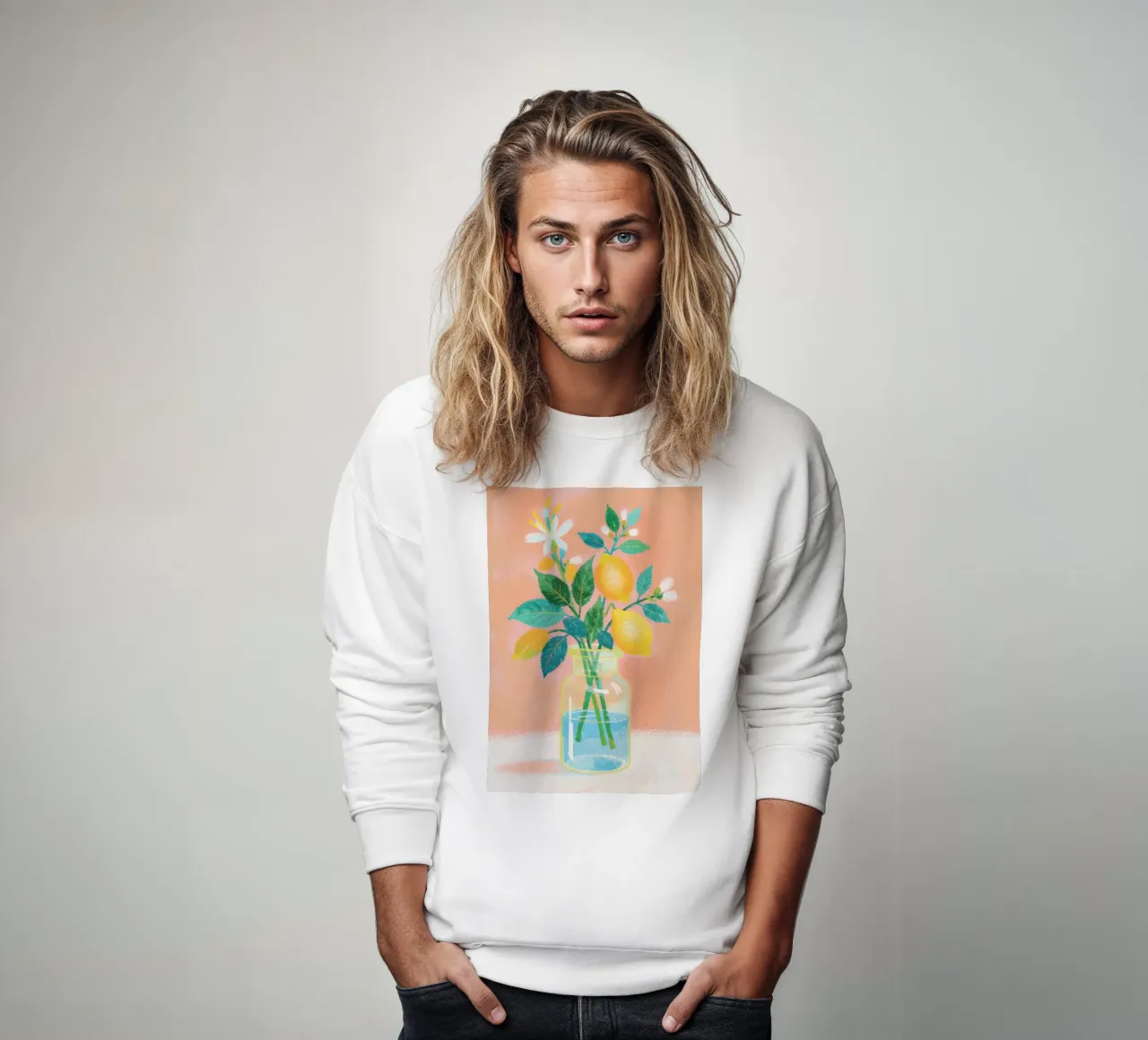 Lemon Bloom in a Jar felpa da Attaboy Dsgn