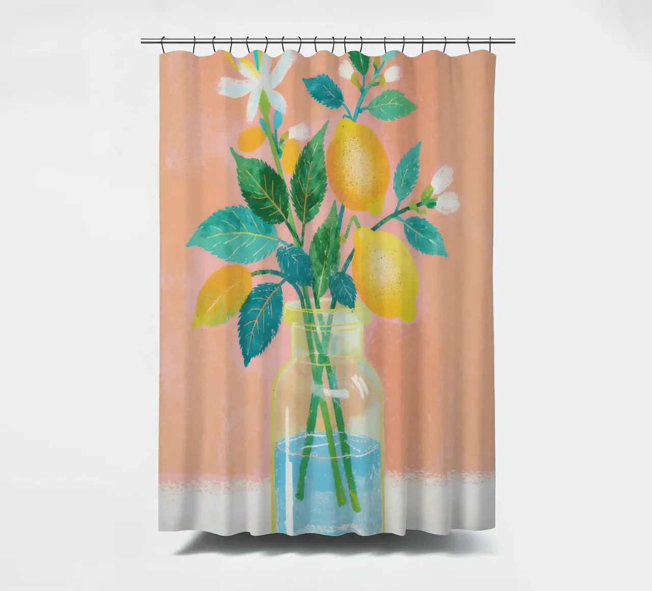 Lemon Bloom in a Jar tenda da doccia da Attaboy Dsgn