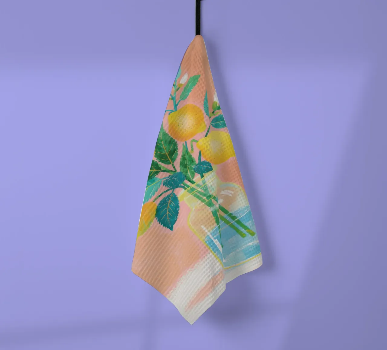 Lemon Bloom in a Jar canovaccio da cucina da Attaboy Dsgn