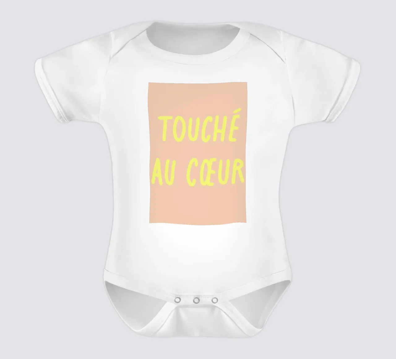 Touché au cœur. body neonato maniche corte da FRICKE DESIGN