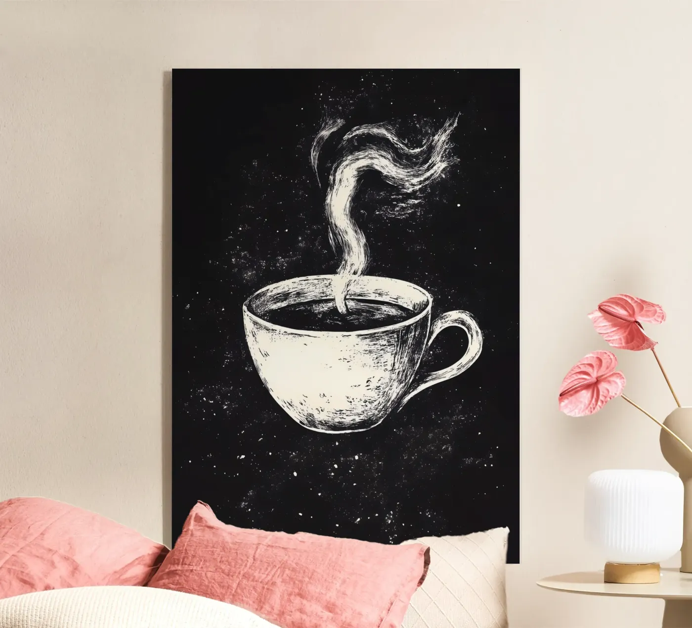 Caffè nero nel cosmo plexiglass da pixelbull - medieval art and more