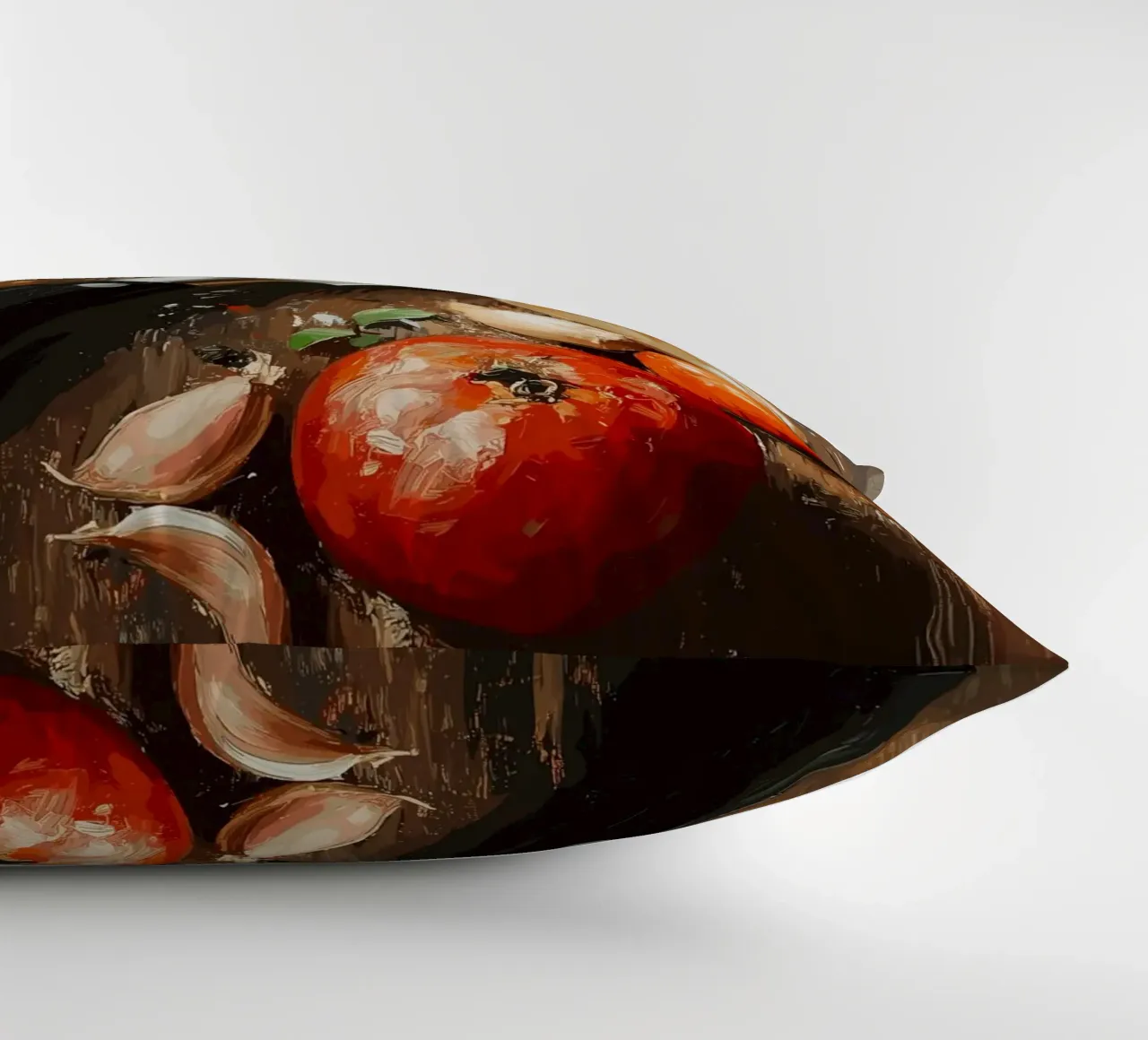 Natura morta in cucina con erbe e coltello cuscino da pixelbull - medieval art and more