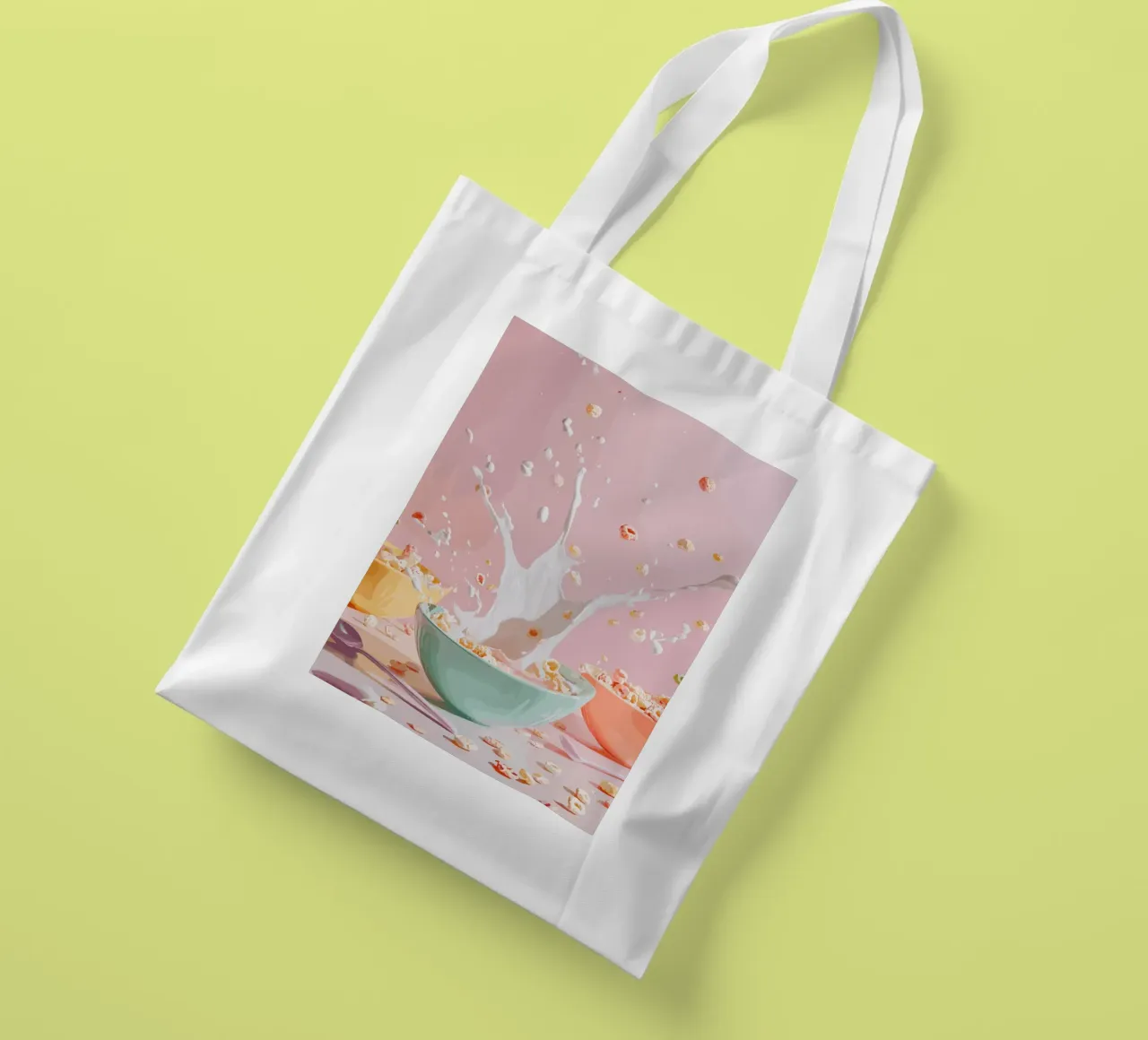 Colourful cereal moment tote bag by pixelbull - medieval art and more