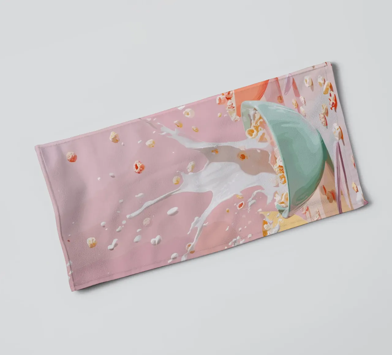 Colourful cereal moment towel by pixelbull - medieval art and more