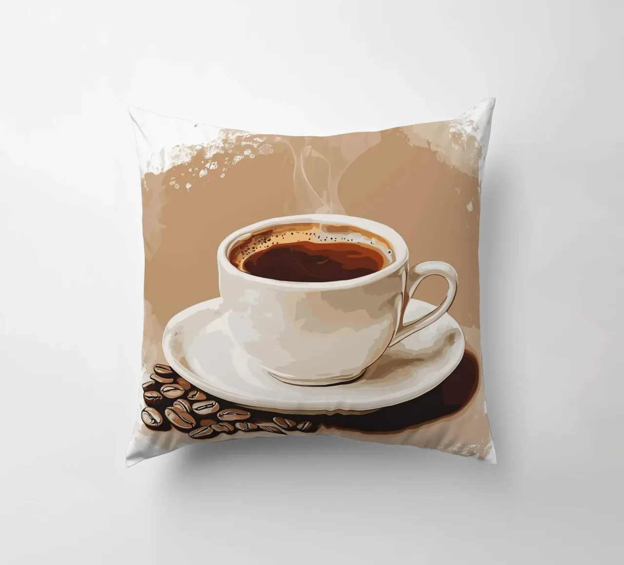 Gusto classico del caffè in grani cuscino da pixelbull - medieval art and more
