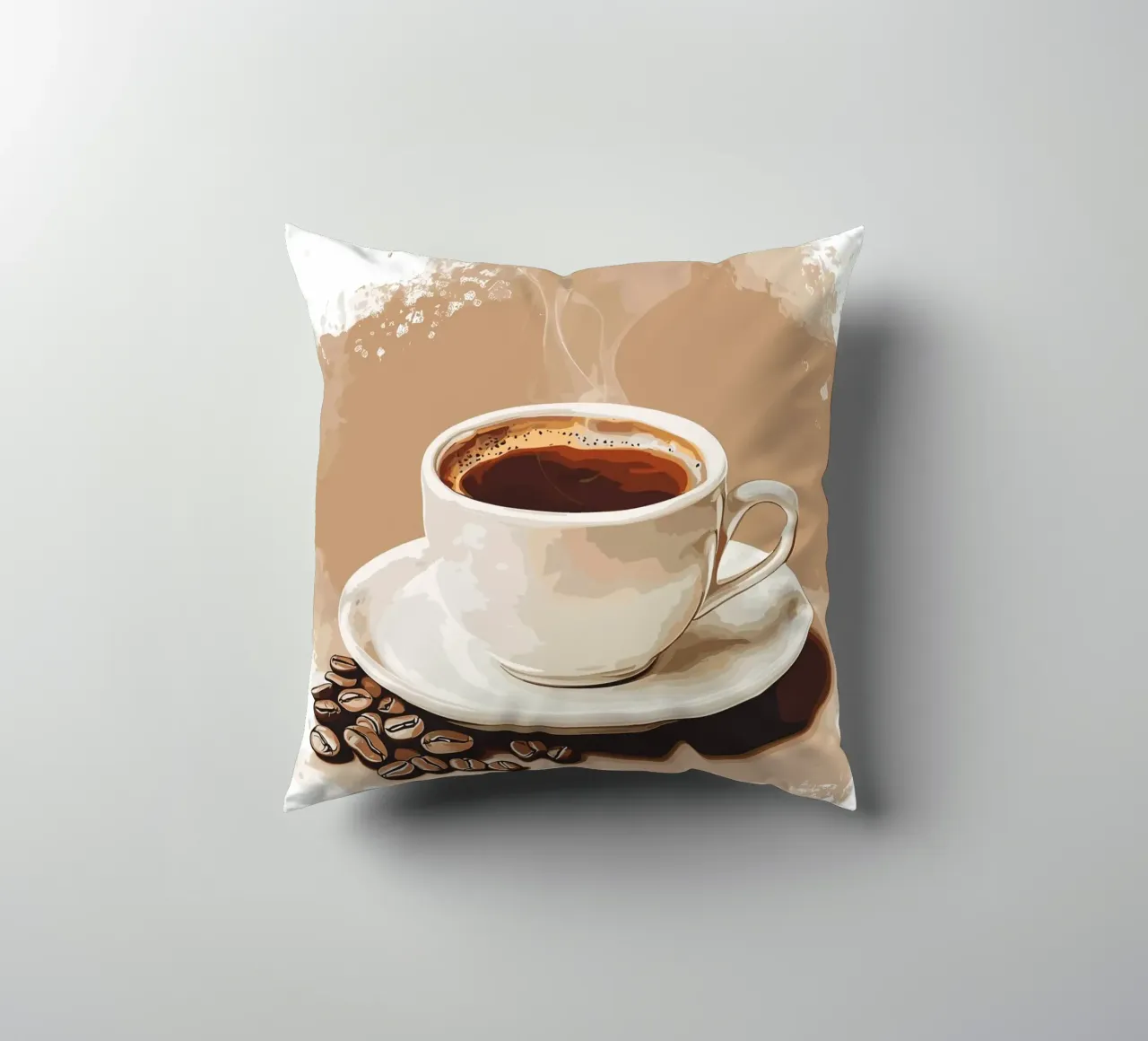 Gusto classico del caffè in grani cuscino da pixelbull - medieval art and more