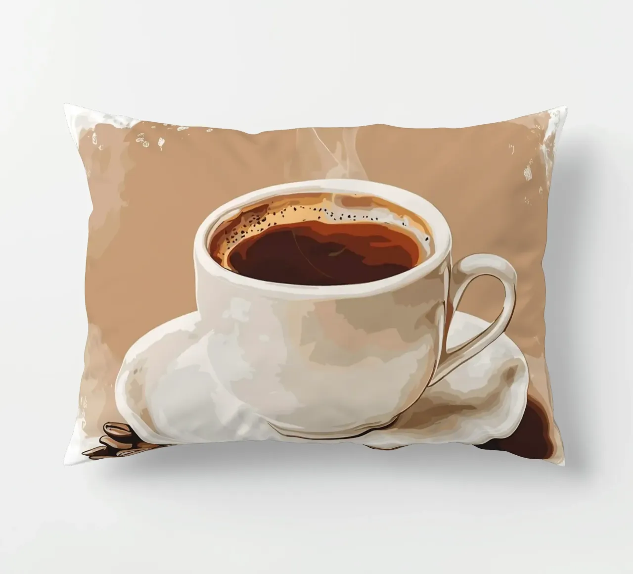 Gusto classico del caffè in grani cuscino da pixelbull - medieval art and more