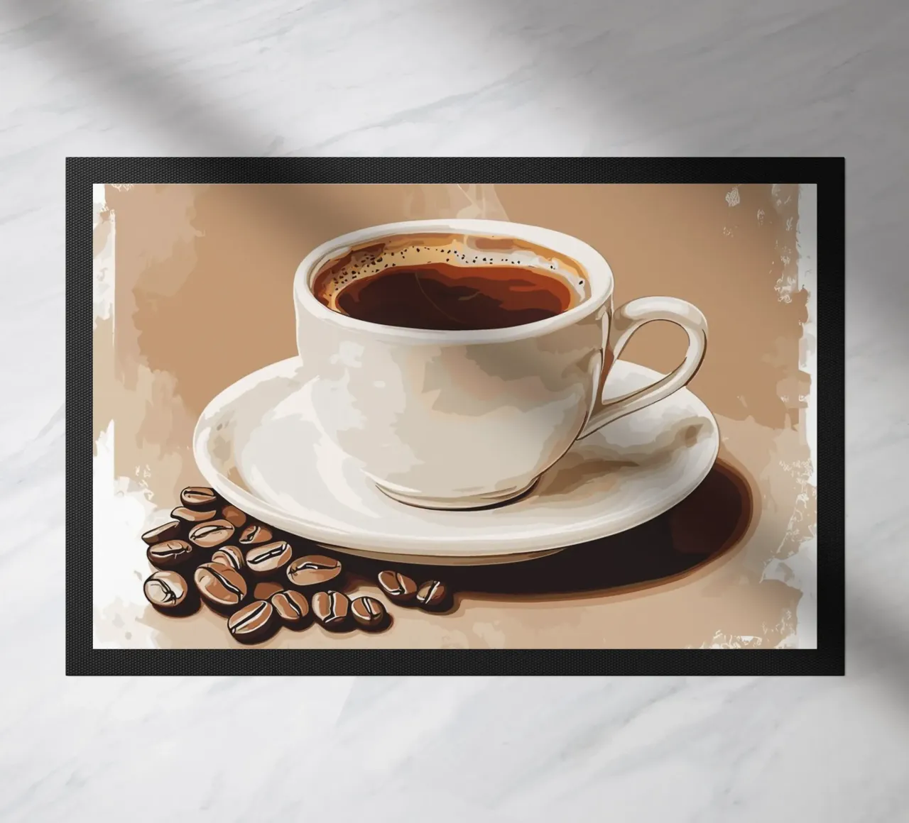 Gusto classico del caffè in grani zerbino da pixelbull - medieval art and more