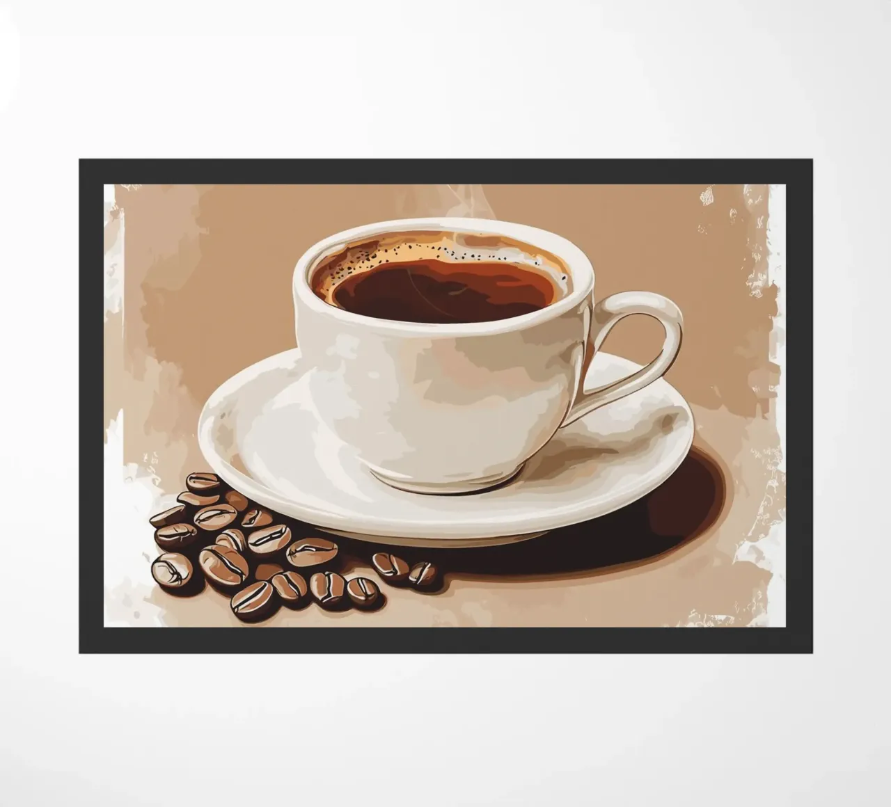 Gusto classico del caffè in grani zerbino da pixelbull - medieval art and more