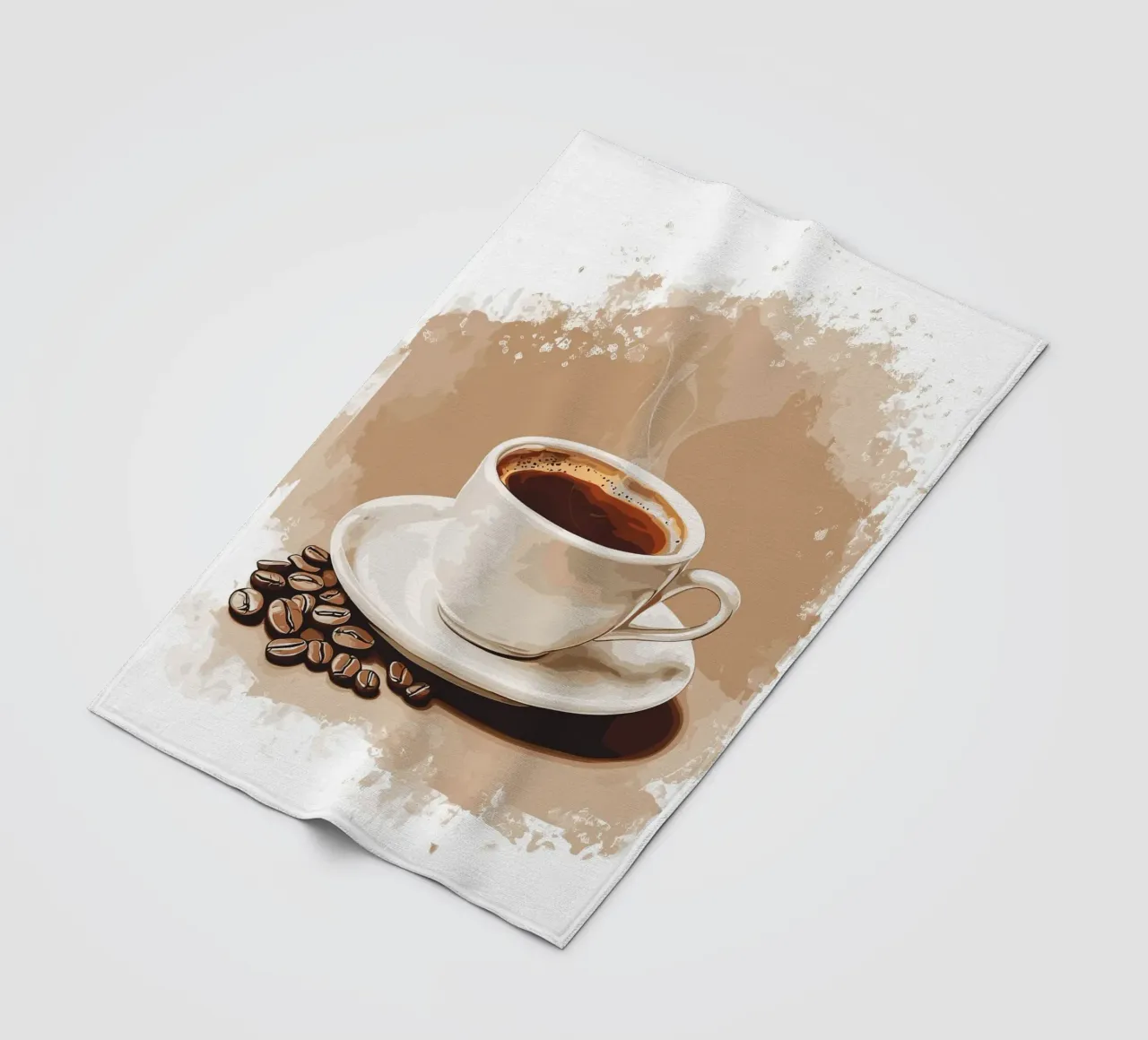 Gusto classico del caffè in grani coperta in pile da pixelbull - medieval art and more