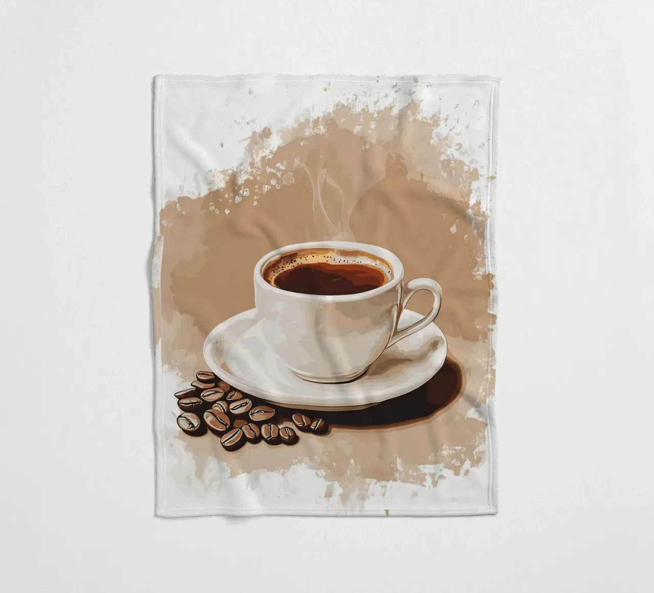 Gusto classico del caffè in grani coperta in pile da pixelbull - medieval art and more