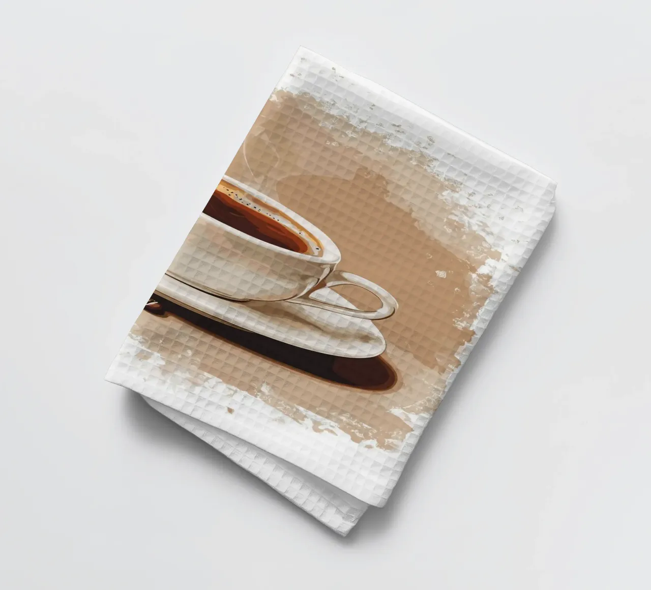 Gusto classico del caffè in grani canovaccio da cucina da pixelbull - medieval art and more