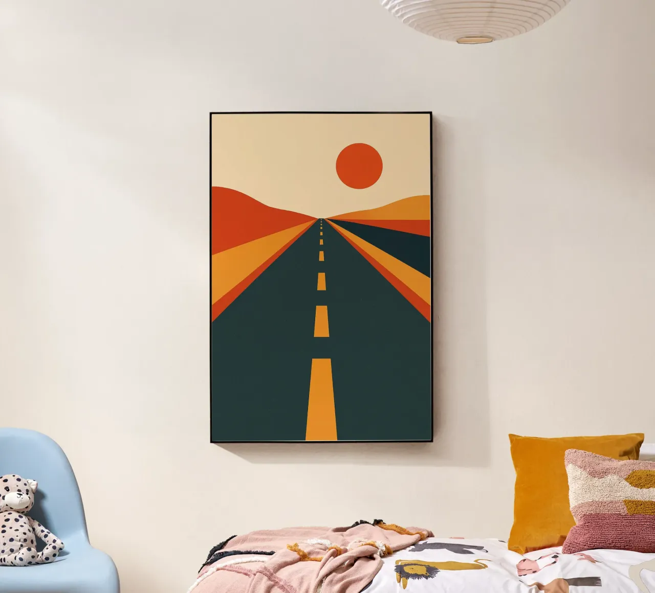 Unterwegs Acryl-Glas von JETLAG | affiches voyage