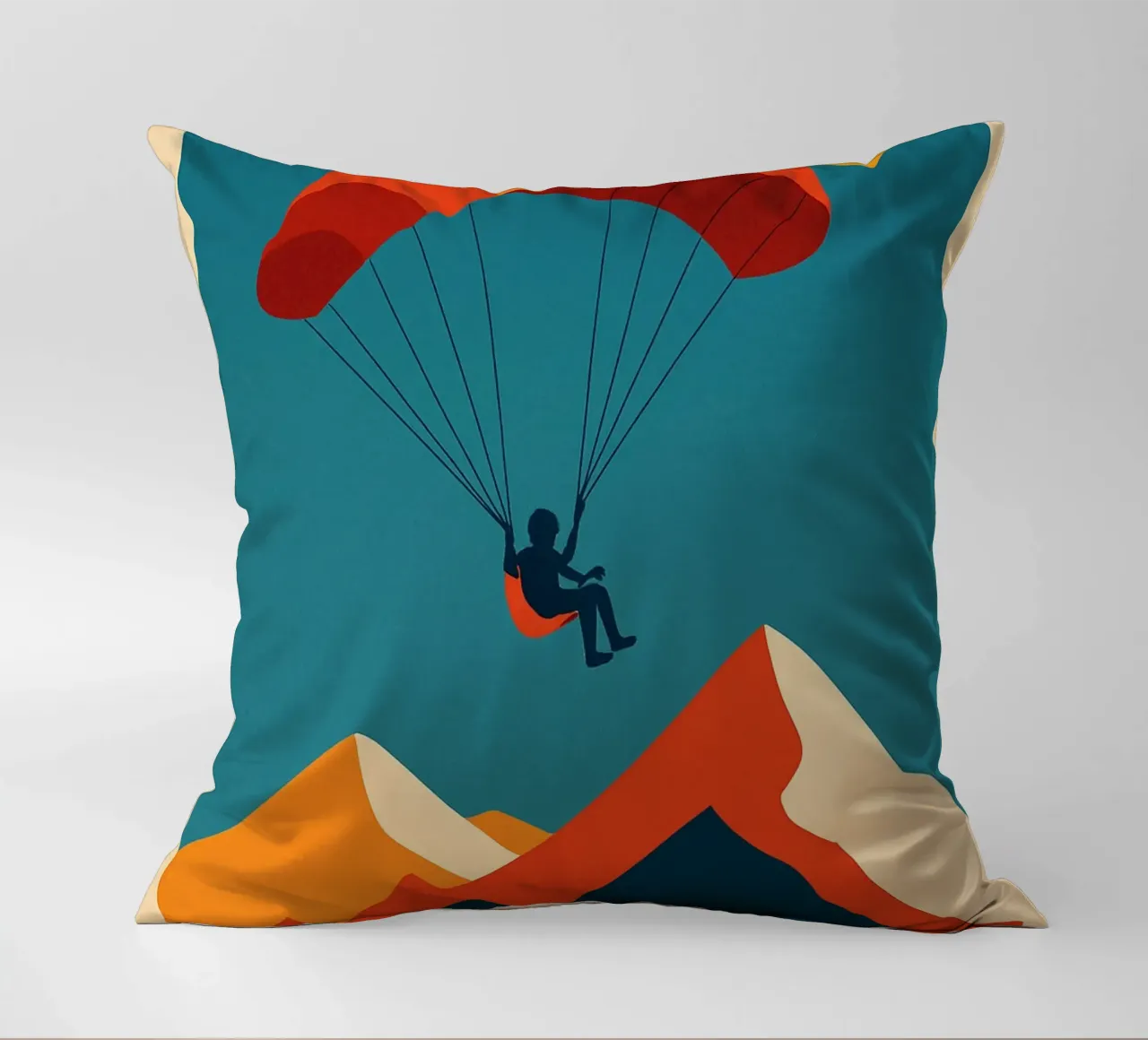 Parapendio in vetta cuscino da JETLAG | affiches voyage