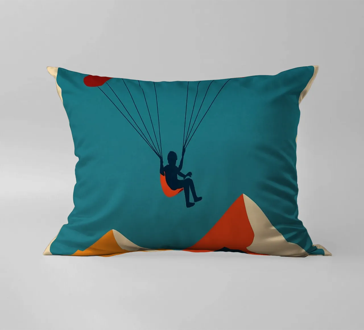 Parapendio in vetta cuscino da JETLAG | affiches voyage