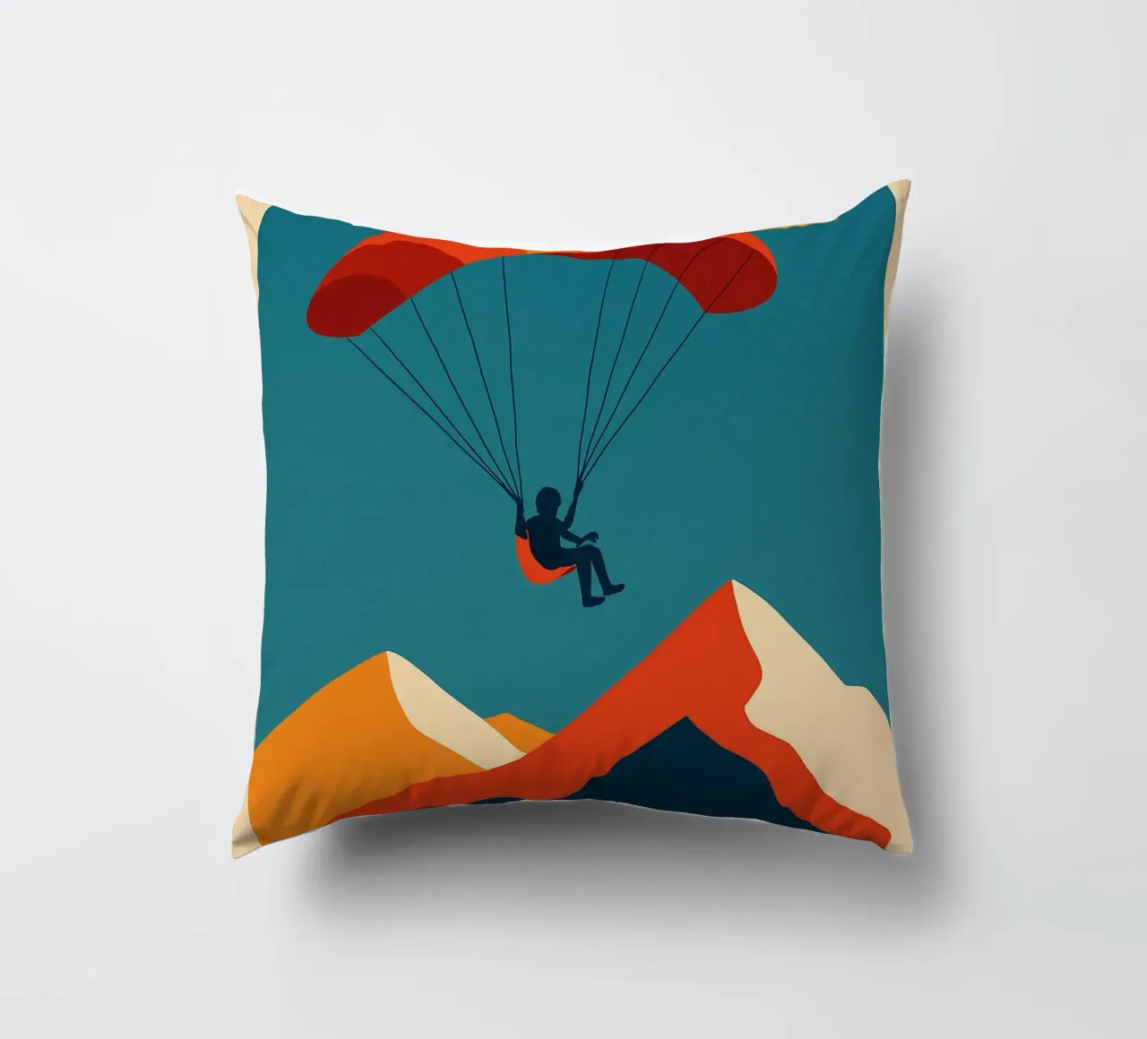 Parapendio in vetta cuscino da JETLAG | affiches voyage
