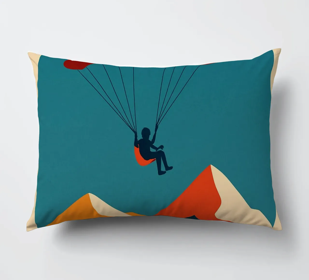 Parapendio in vetta cuscino da JETLAG | affiches voyage