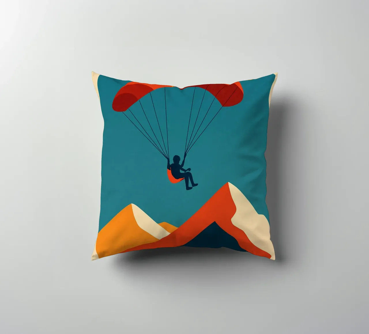 Parapendio in vetta cuscino da JETLAG | affiches voyage