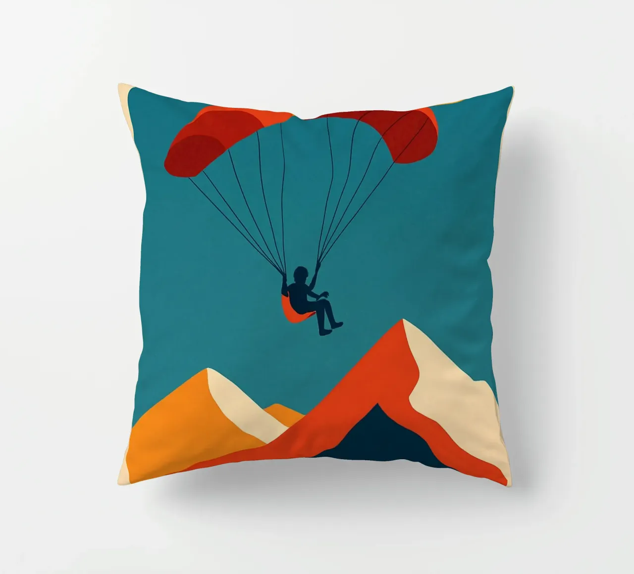 Parapendio in vetta cuscino da JETLAG | affiches voyage