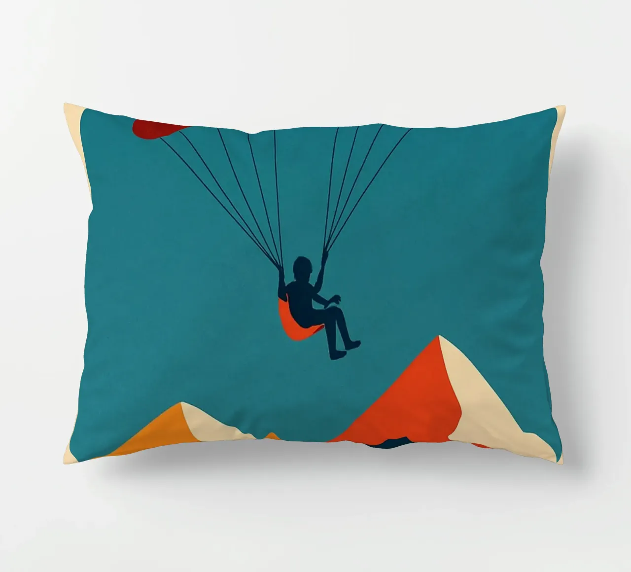 Parapendio in vetta cuscino da JETLAG | affiches voyage