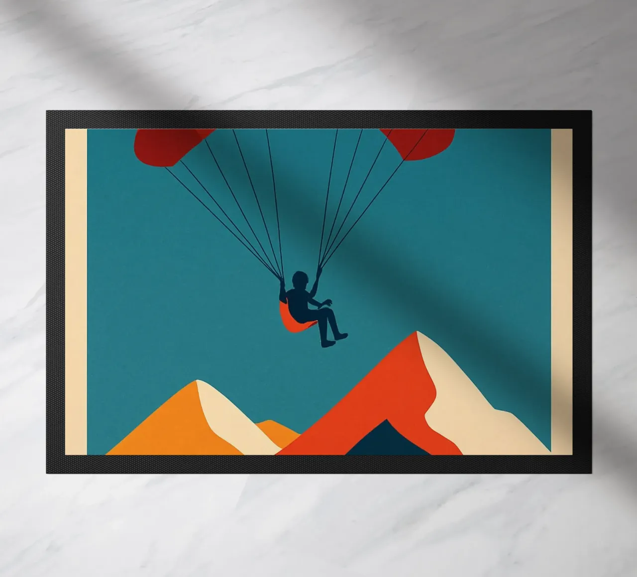 Parapendio in vetta zerbino da JETLAG | affiches voyage
