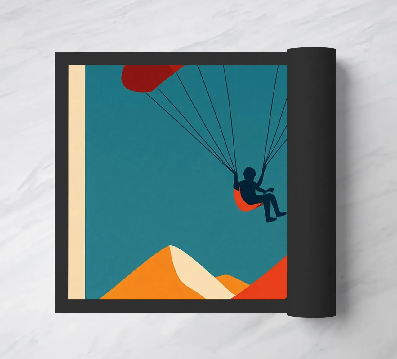 Parapendio in vetta zerbino da JETLAG | affiches voyage