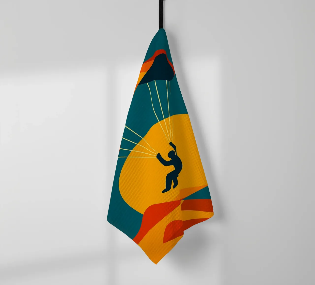 Parapendio al tramonto canovaccio da cucina da JETLAG | affiches voyage