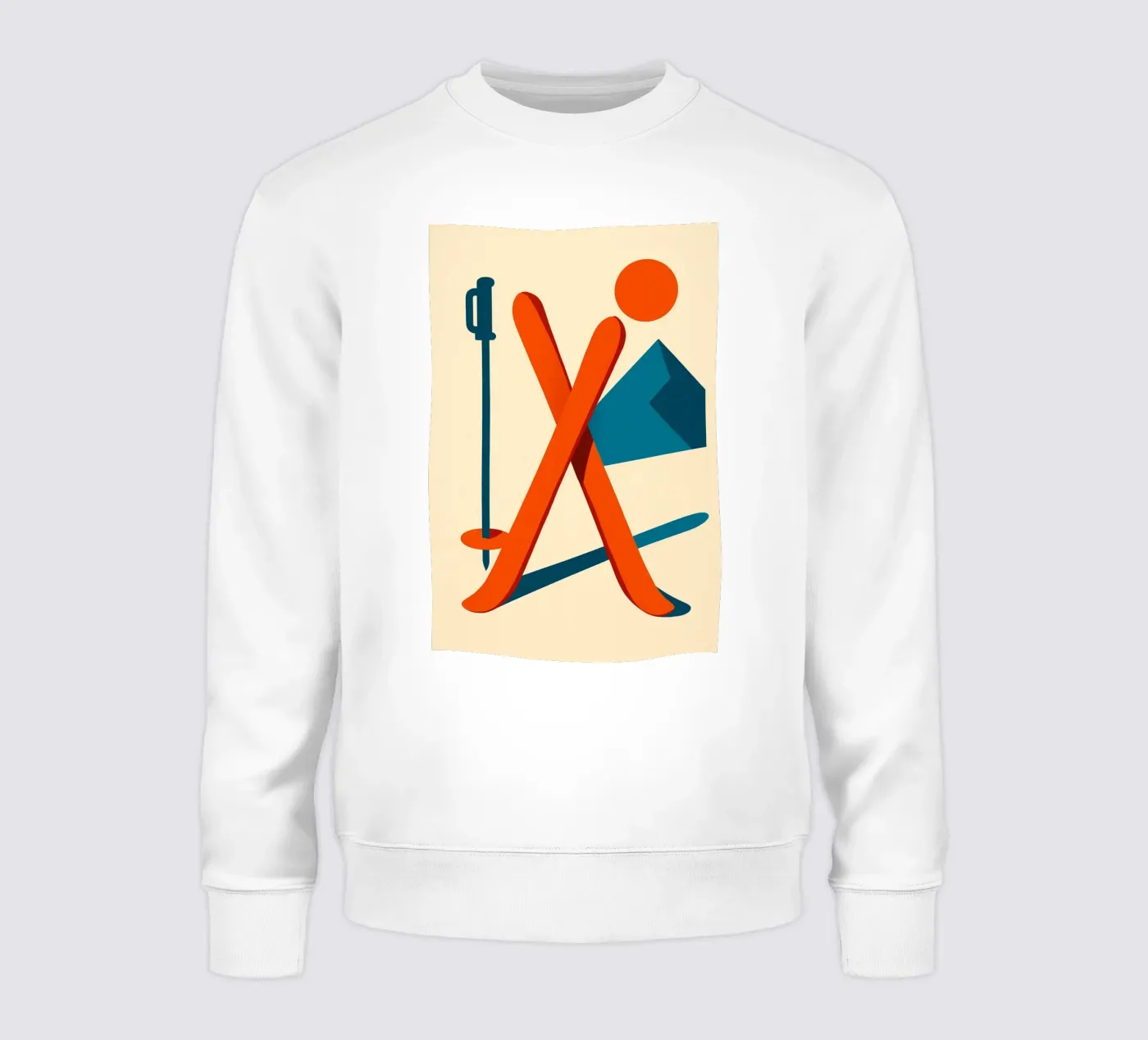Ski minimal felpa da JETLAG | affiches voyage