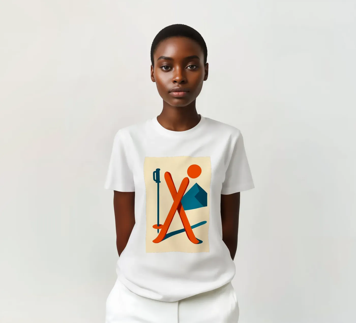 Sci minimo t-shirt da JETLAG | affiches voyage