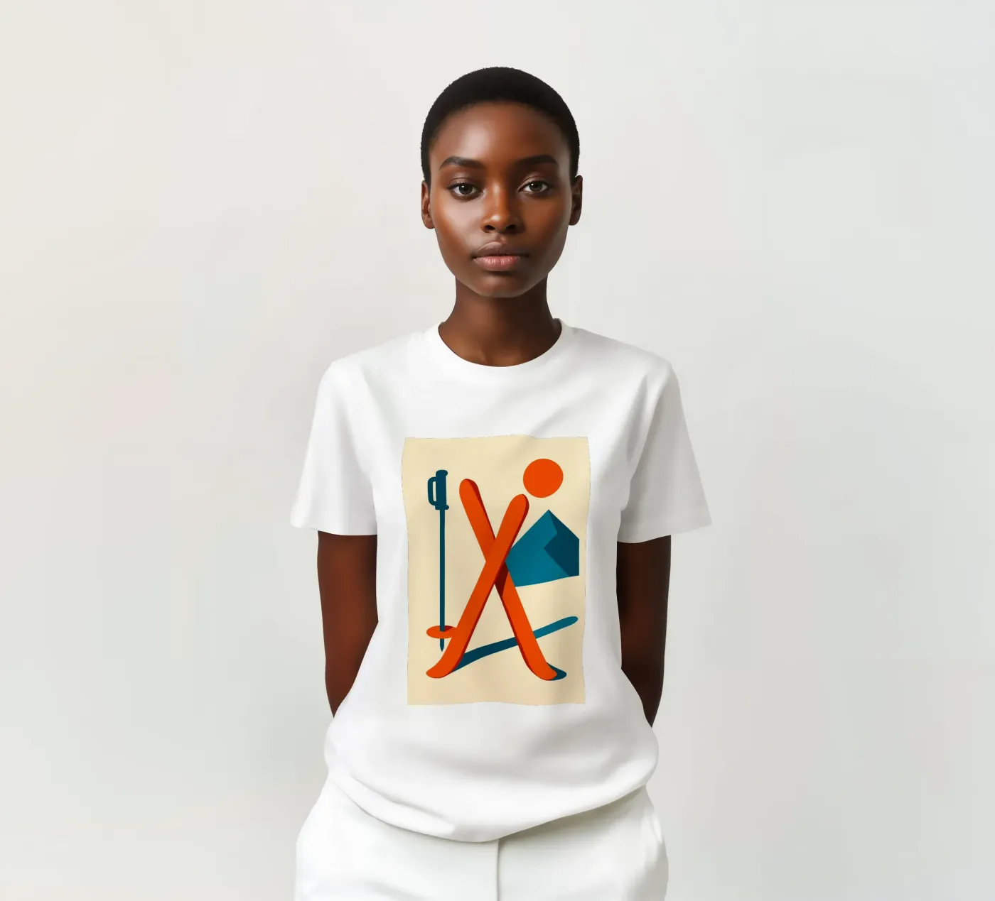Sci minimo t-shirt da JETLAG | affiches voyage