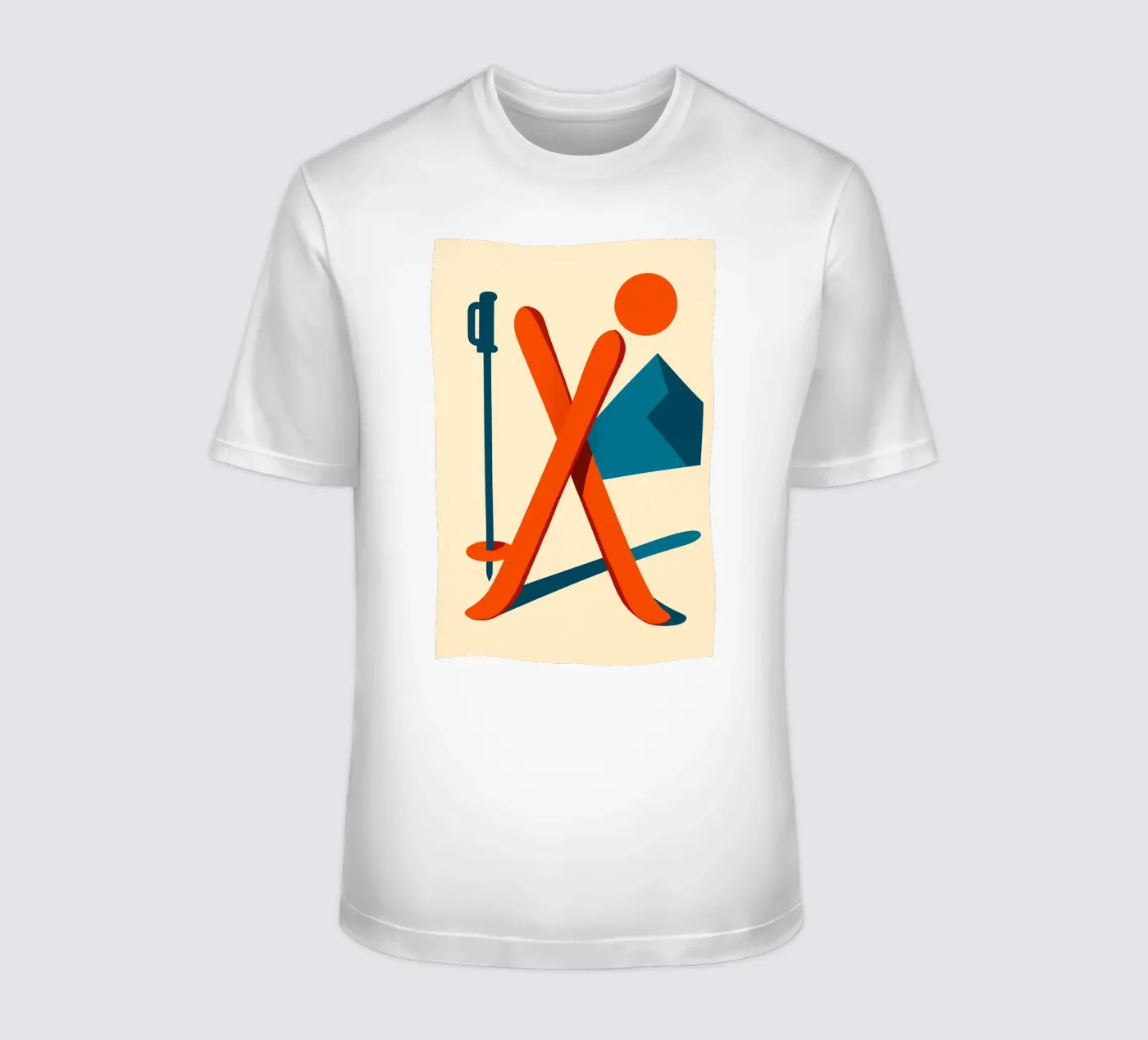 Sci minimo t-shirt da JETLAG | affiches voyage