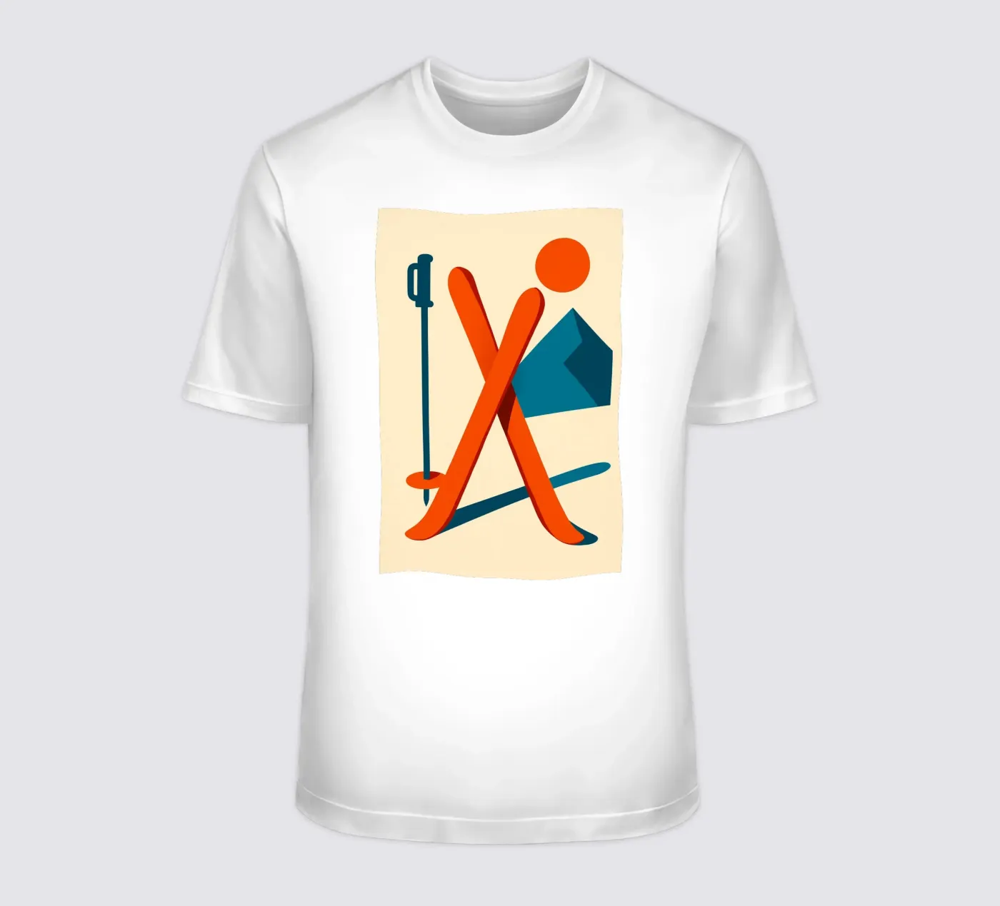 Sci minimo t-shirt da JETLAG | affiches voyage