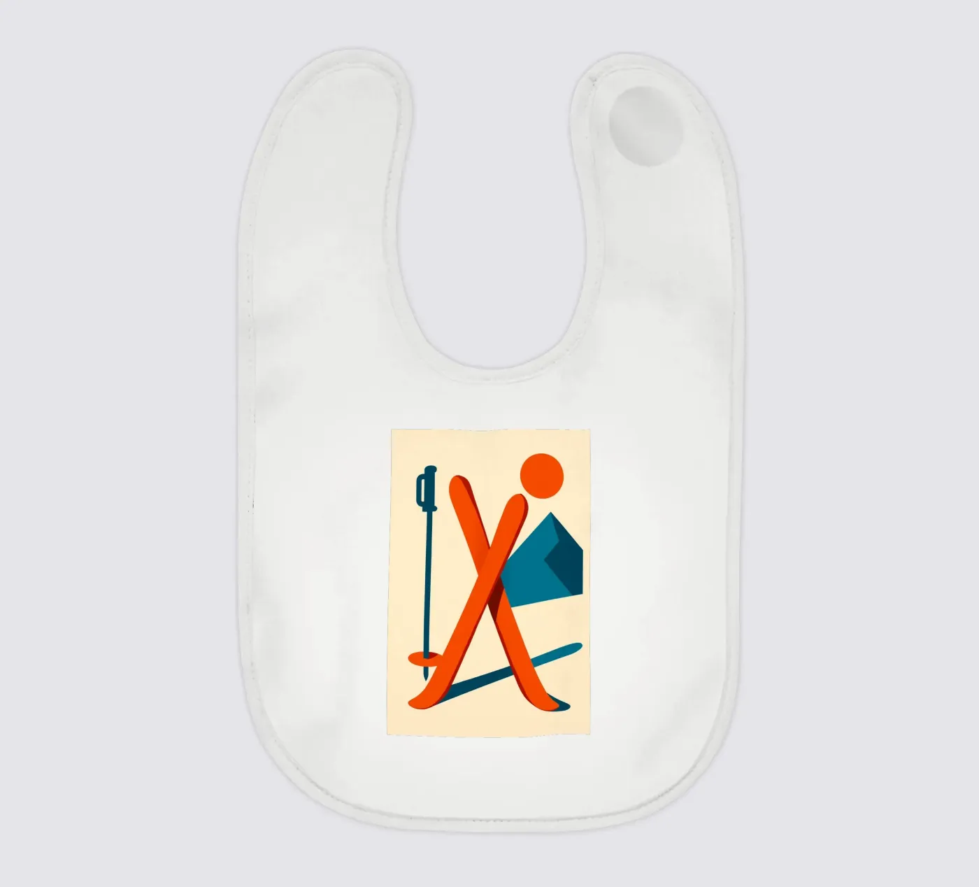 Ski minimal bavaglino da JETLAG | affiches voyage
