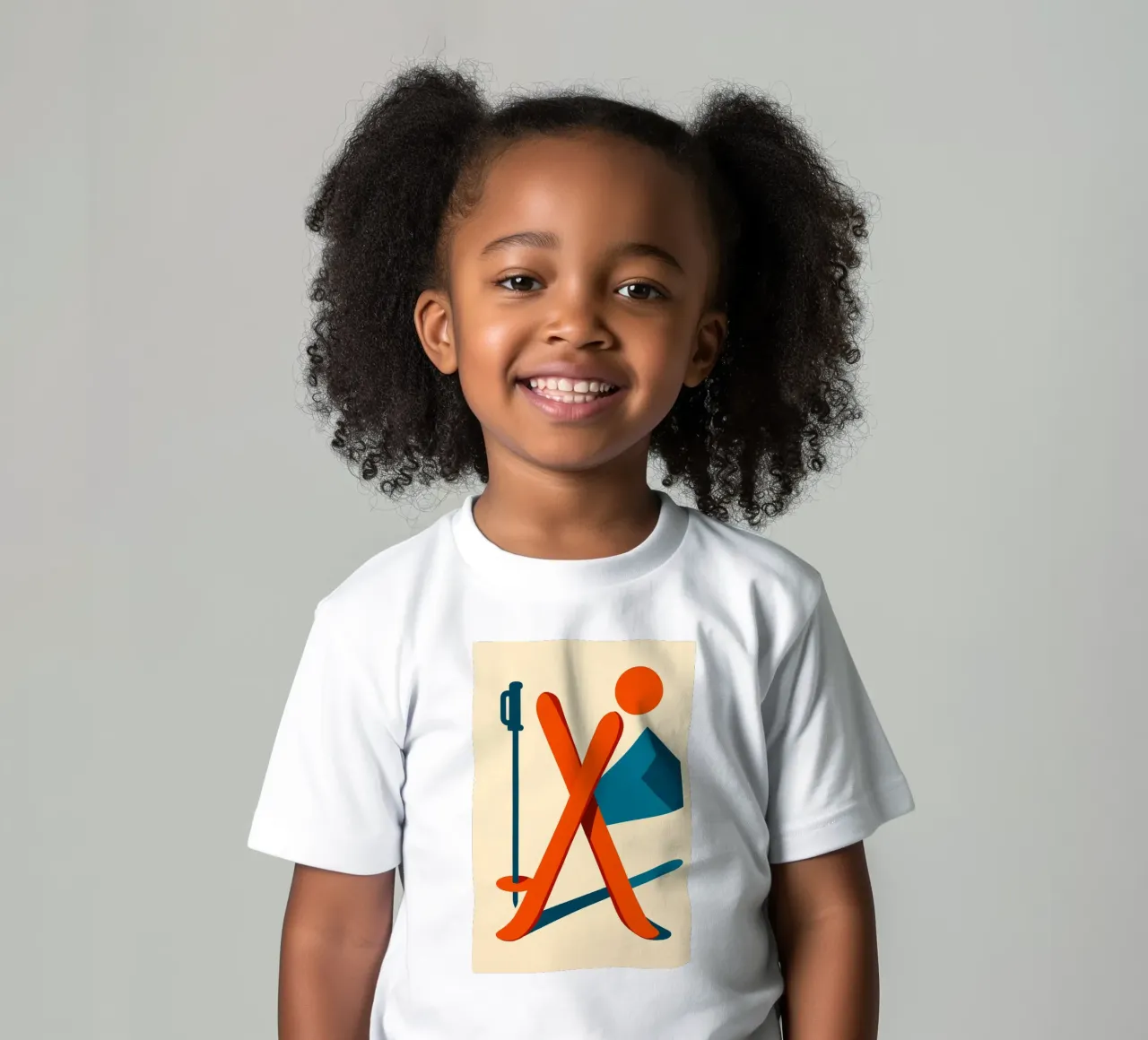 Sci minimo t-shirt bambini da JETLAG | affiches voyage
