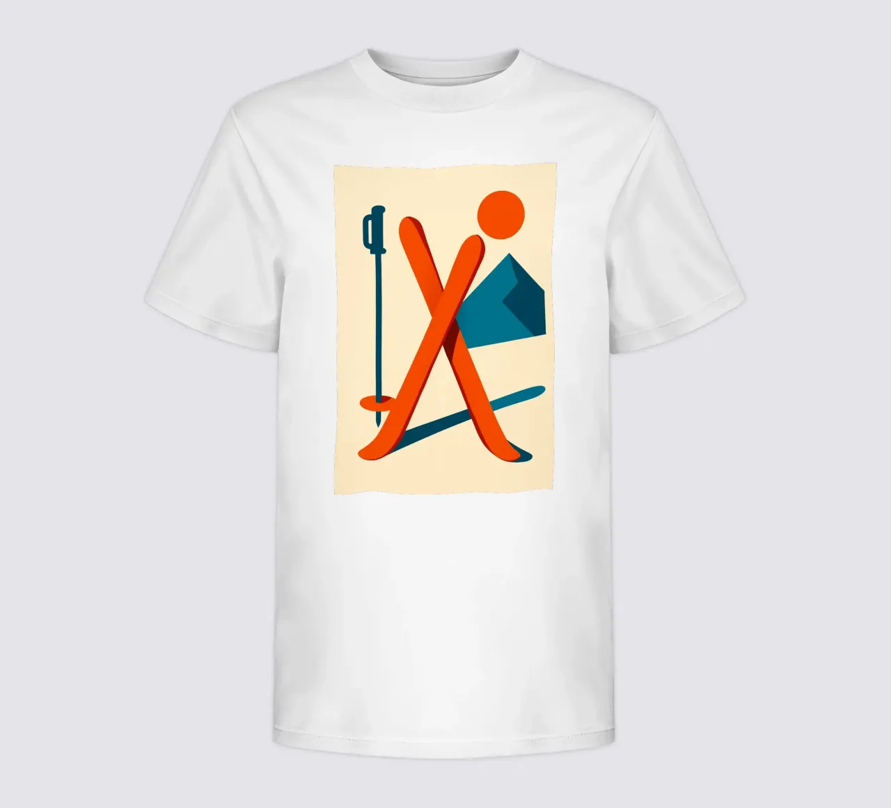Sci minimo t-shirt bambini da JETLAG | affiches voyage