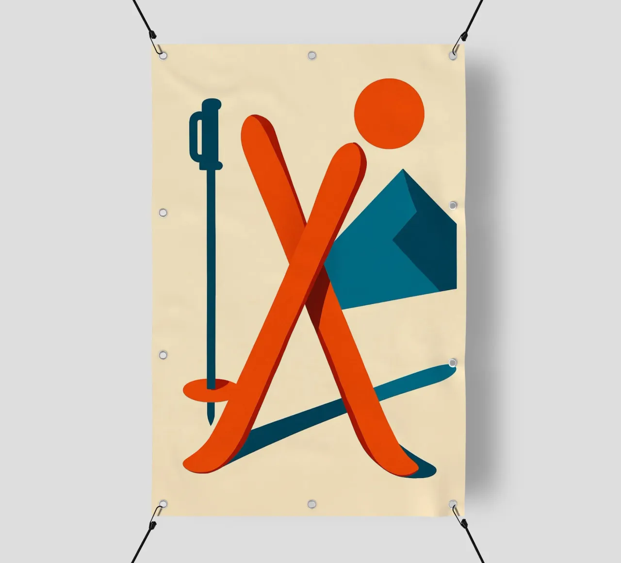 Sci minimo telo in pvc da JETLAG | affiches voyage