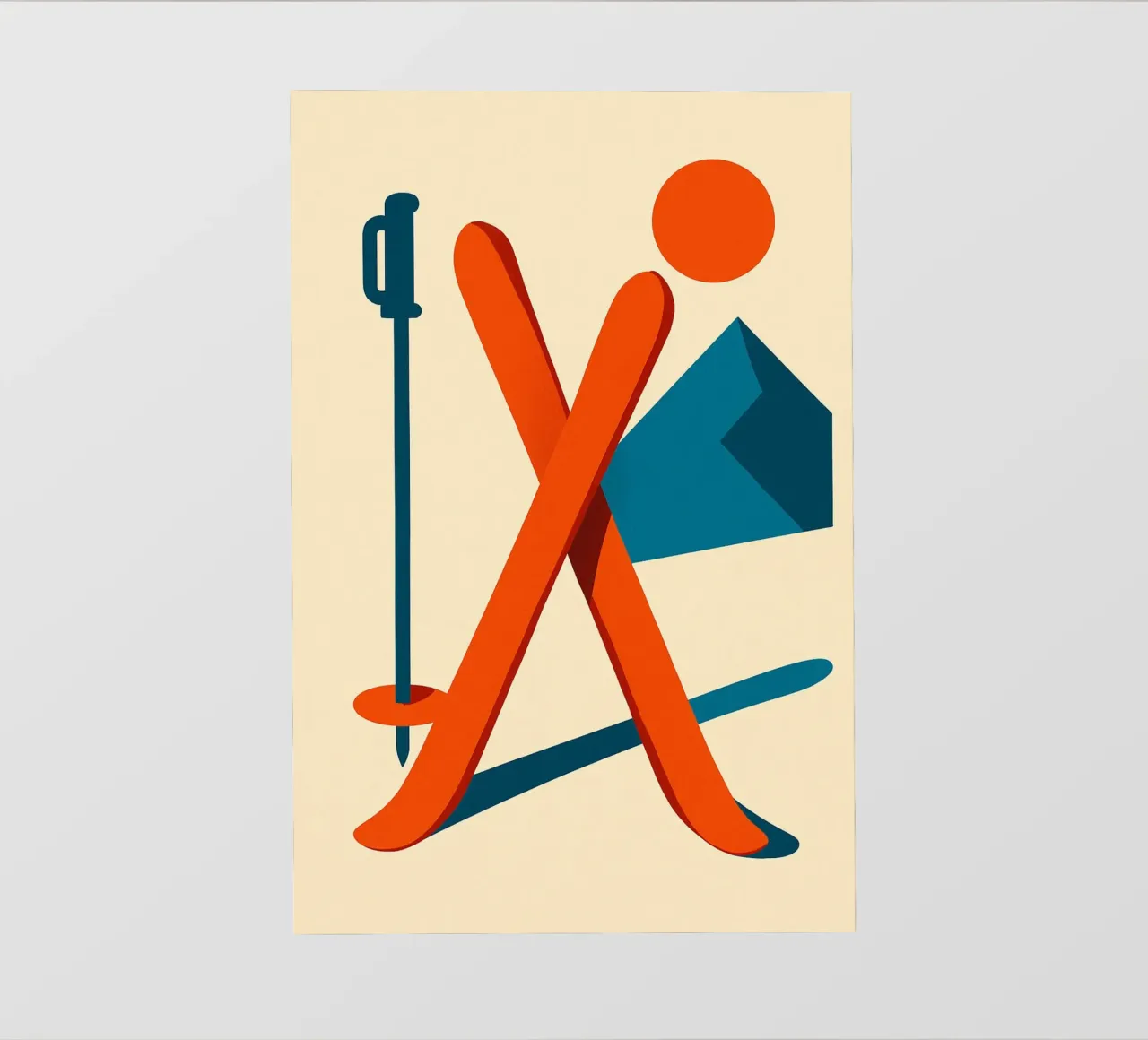 Sci minimo telo in pvc da JETLAG | affiches voyage