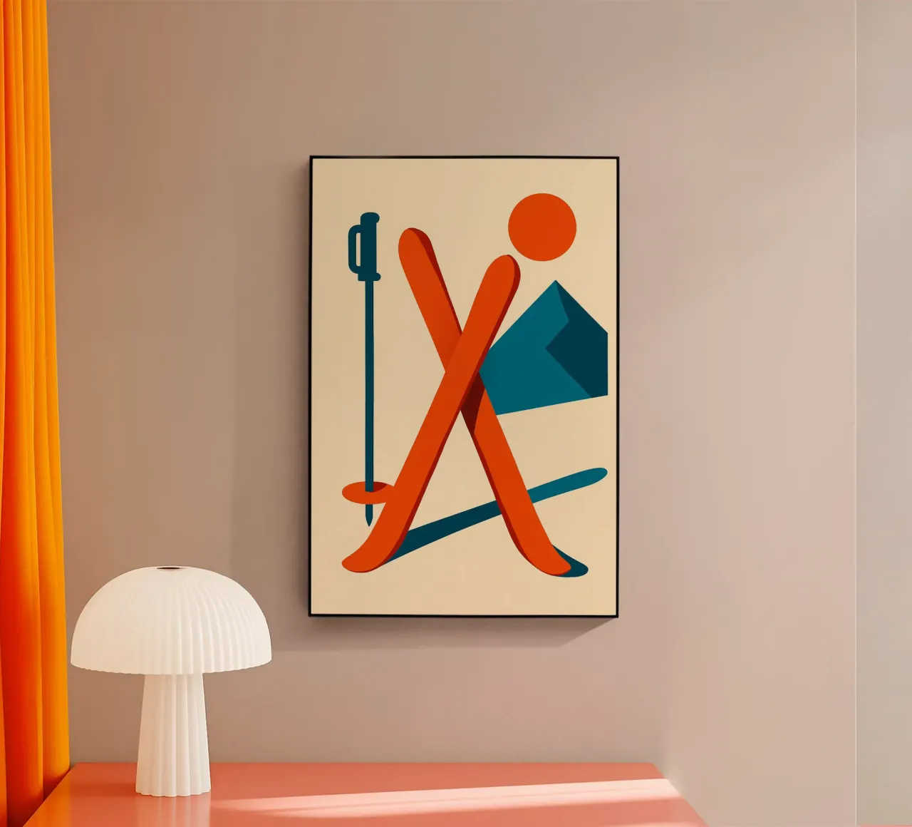 Sci minimo plexiglass da JETLAG | affiches voyage